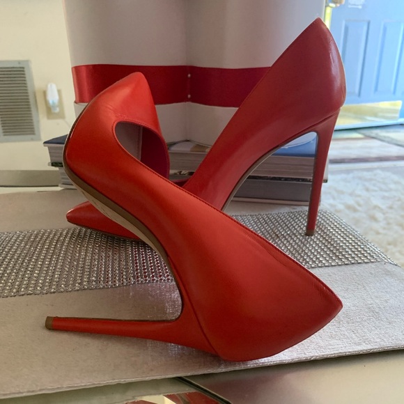 Gorgeous Orange NICHOLAS KIRKWOOD Pump SZ 10 👠👠🔥🔥🔥 - Picture 7 of 14